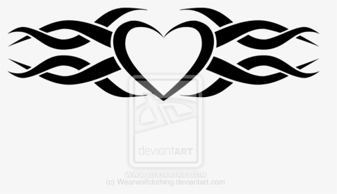Tattoo Heart Design Png, Transparent Png, Transparent PNG