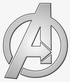 Avengers Logo White Png, Transparent Png, Transparent PNG
