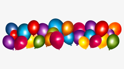 Transparent Colorful Balloons Png Clipart Imageu200b - Balloon Clipart Transparent, Png Download, Transparent PNG