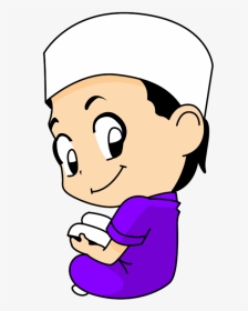 Muslimah Cute Cartoon - Kartun Islamik Png, Transparent Png, Transparent PNG