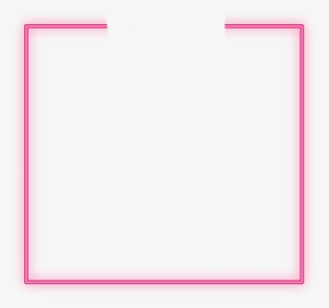 #glow #freetoedit #neon #square #pink #frame #border - Ivory, HD Png Download, Transparent PNG