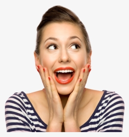 Happy Women With Face, HD Png Download, Transparent PNG