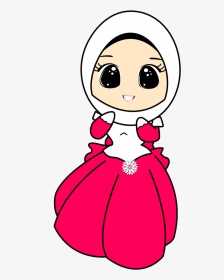 Draw A Muslim Girl Cartoon, HD Png Download, Transparent PNG