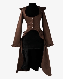 Brown Steampunk Elegant Aristocrat Coat - Womens Steampunk, HD Png Download, Transparent PNG