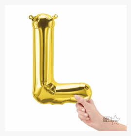 Gold Balloon Letter L, HD Png Download, Transparent PNG