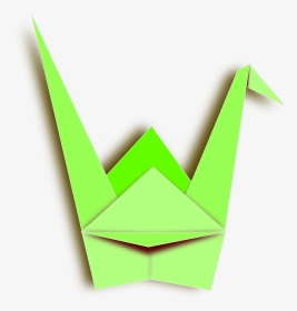 Origami Crane Gif Flying, HD Png Download, Transparent PNG