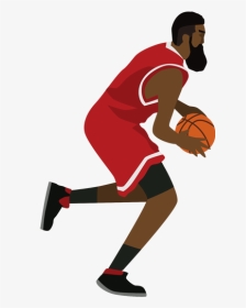 Basketball Animations Messages Sticker-3 - Basketball Player Animated, HD Png Download, Transparent PNG