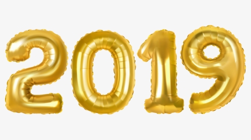 2019 Gold Balloons Clipart Clip Art Royalty Free 2019 - 2019 Gold Balloons Png, Transparent Png, Transparent PNG