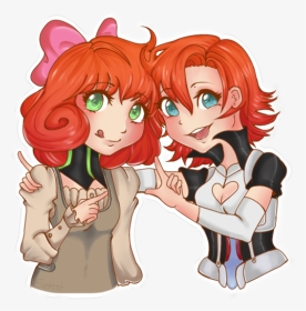 Nora Valkyrie Ginger Snap Red Cartoon Vertebrate Human - Nora And Penny Rwby, HD Png Download, Transparent PNG