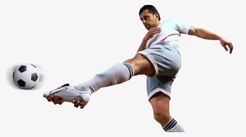 Football Player Png - Kick Up A Soccer Ball, Transparent Png, Transparent PNG