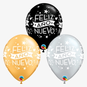Globo Látex Feliz Año Nuevo Surtido Confetti - Balloon, HD Png Download, Transparent PNG