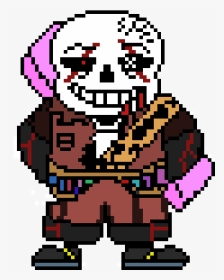 Pixel Art Undertale Ink Sans, HD Png Download , Transparent Png Image -  PNGitem