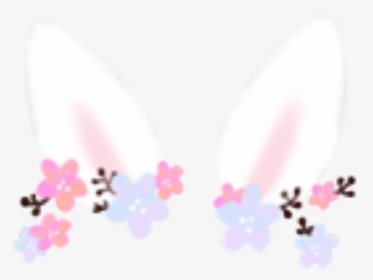 #rabbit #cute #animal #pink #flower #ears #freetoedit - Orchid, HD Png Download, Transparent PNG