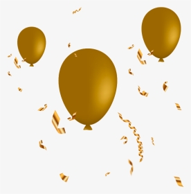 #gold #ribbon #ribbons #balloon #balloons - Circle, HD Png Download, Transparent PNG