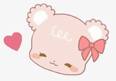 #cute #osito #tierno #love #pink #kawaii #freetoedit - Heart, HD Png Download, Transparent PNG