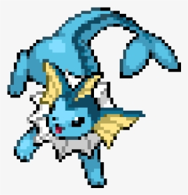Black And White Vaporeon Sprite, HD Png Download, Transparent PNG