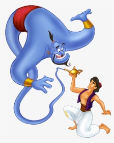 Aladdin And Genie Png, Transparent Png, Transparent PNG