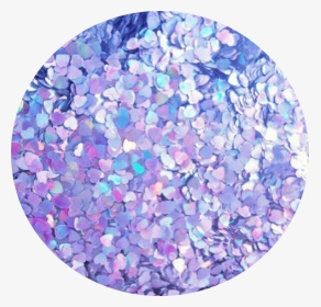 #glitter #hearts #cute #purple #freetoedit - Pastel Purple And Blue Aesthetic, HD Png Download, Transparent PNG