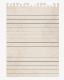 Ripped Notebook Paper Png - Handwriting, Transparent Png, Transparent PNG