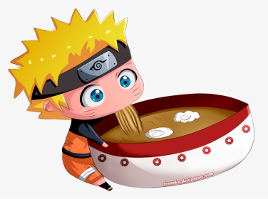 Cute Naruto Eating Ramen, HD Png Download, Transparent PNG