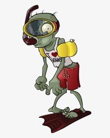How Nk Retrieved The Dead Dragon Under The Lake - Plants Vs Zombies Png Zombies, Transparent Png, Transparent PNG