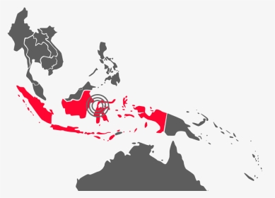 Transparent Indonesia Map Png - South East Asia Map Png, Png Download, Transparent PNG