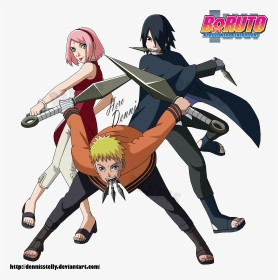 Naruto Sasuke Sakura Kakashi, HD Png Download, Transparent PNG