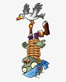 Plants Vs Zombies 2 Seagull Zombie, HD Png Download, Transparent PNG