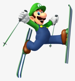 Luigi Super Mario Party, Super Mario Brothers, Super - Mario And Sonic At The Olympic Winter Games Luigi, HD Png Download, Transparent PNG