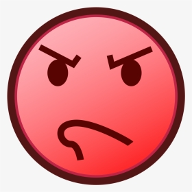 Red Emoji Angry Face - Emoji Rage, HD Png Download, Transparent PNG