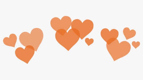 Heart Png Images -orange Heart Png, Transparent Png - Heart Crown Png Blue, Png Download, Transparent PNG