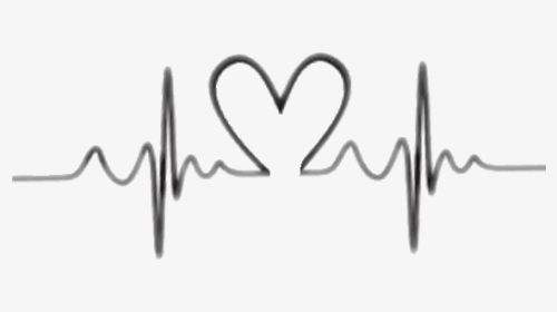 #heartbeat - Transparent Heart Tattoo Png, Png Download, Transparent PNG