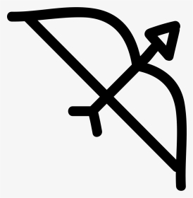 Arch With Arrow Hand Drawn Tool - Icon Arco E Flecha Png, Transparent Png, Transparent PNG