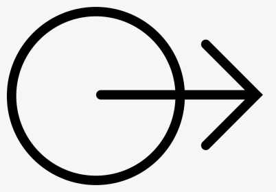 Right Arrow From A Circle - Icon, HD Png Download, Transparent PNG