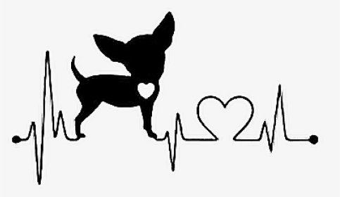#chihuahuaheart #heartbeat #dog #chihuahua#freetoedit, HD Png Download, Transparent PNG