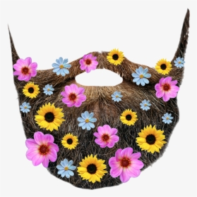 #beard #flower #freetoedit #art #interesting @jordansnice01 - Crochet, HD Png Download, Transparent PNG
