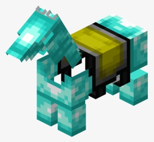 Minecraft Horse With Diamond Armor, HD Png Download, Transparent PNG