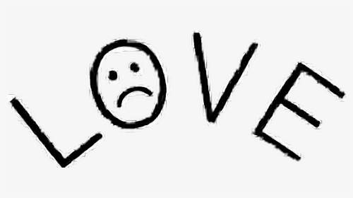 #love #sad #lilpeep #gustav #die #gbc #gothboilique - Smiley, HD Png Download, Transparent PNG