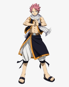 Fairy Tail Natsu Dragneel Cosplay Costume , Png Download - Fairy Tail Natsu Outfit, Transparent Png, Transparent PNG