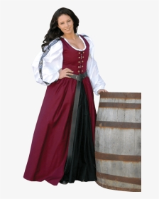 Irish Dress - Medieval Traditional Irish Clothing, HD Png Download, Transparent PNG