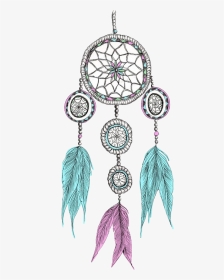 Colorful, Colourful, And Dream Catcher Image - Filtro Dos Sonhos Desenho, HD Png Download, Transparent PNG