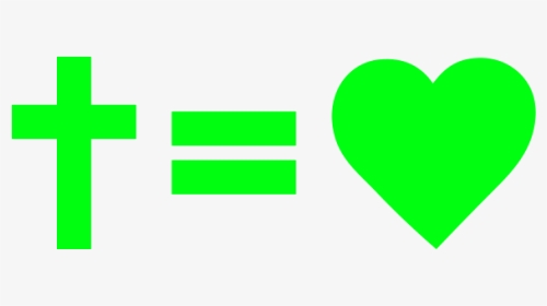 Cross Equals Love Messages Sticker-6 - Cross Equals Love Green, HD Png Download, Transparent PNG