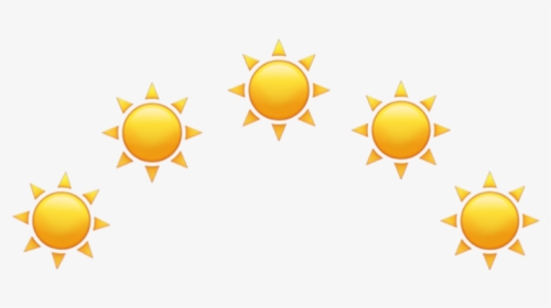 ##yellow #crown #tumblr #yellowcrown #sun #suns #icon - Sun Crown Png, Transparent Png, Transparent PNG