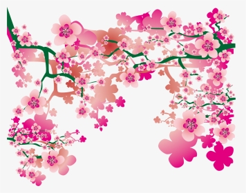 Hand Painted Transprent Png - Hand Painted Cherry Blossoms, Transparent Png, Transparent PNG