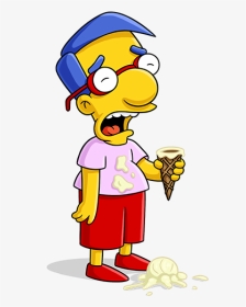 Simpsons Milhouse Van Houten, HD Png Download, Transparent PNG