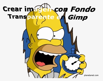 Transparencia Con Gimp - Simpsons Treehouse Of Horror V, HD Png Download, Transparent PNG