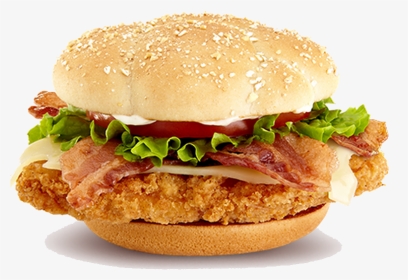 Chicken Burger Hd Png, Transparent Png, Transparent PNG