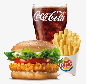 Crispy Chicken Burger King, HD Png Download, Transparent PNG