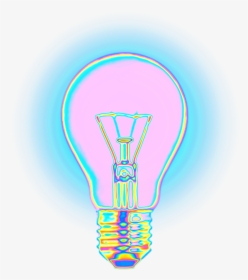 #lightbulb #lamp #light #holographic - Illustration, HD Png Download, Transparent PNG