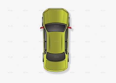 Car Birds Eye View Vector, HD Png Download, Transparent PNG